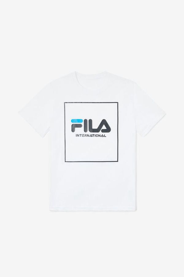 Fila Sleeve White Boy's Tee - White,NZ 549-70926